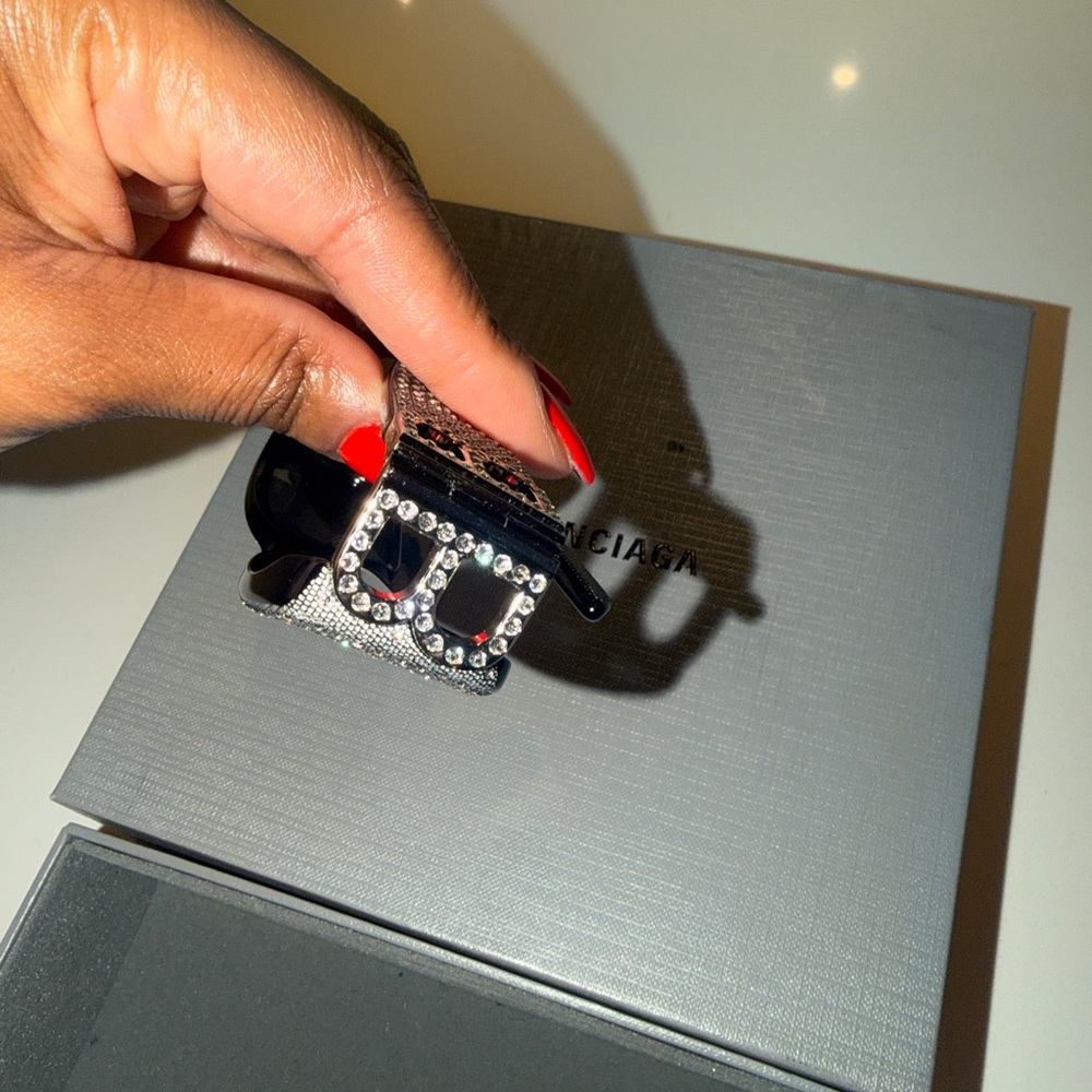 Balaneciaga Black Dynasty crystal Sunglasses - Picture 3 of 9